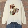 Women's Turtleneck Printed Sweater G3043