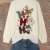 Women's Turtleneck Printed Sweater G3011