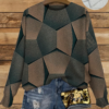 Women's Round Neck Allover Printed Sweater Y016