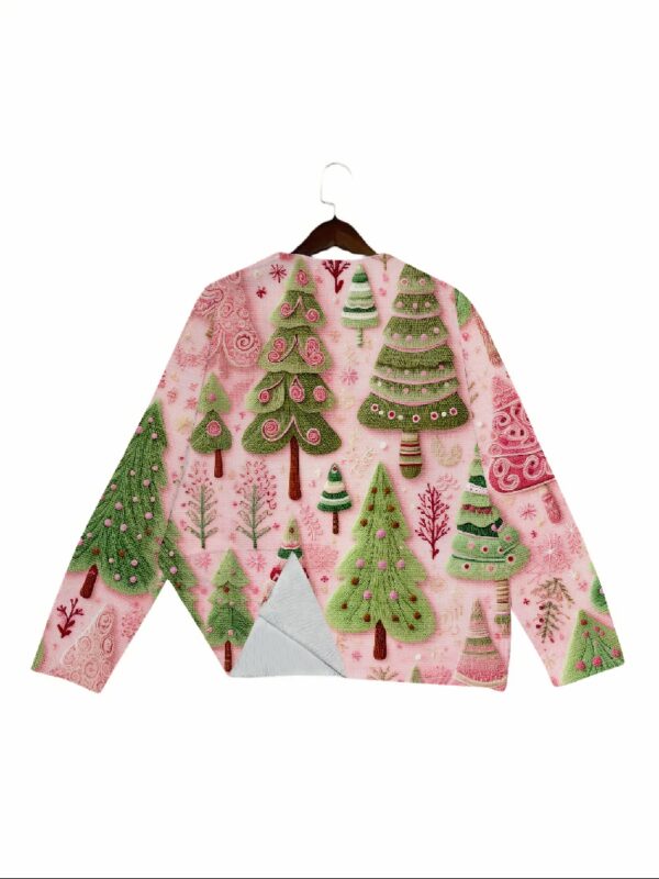 Women's Round Neck All-Over Patterned Sweater Y024