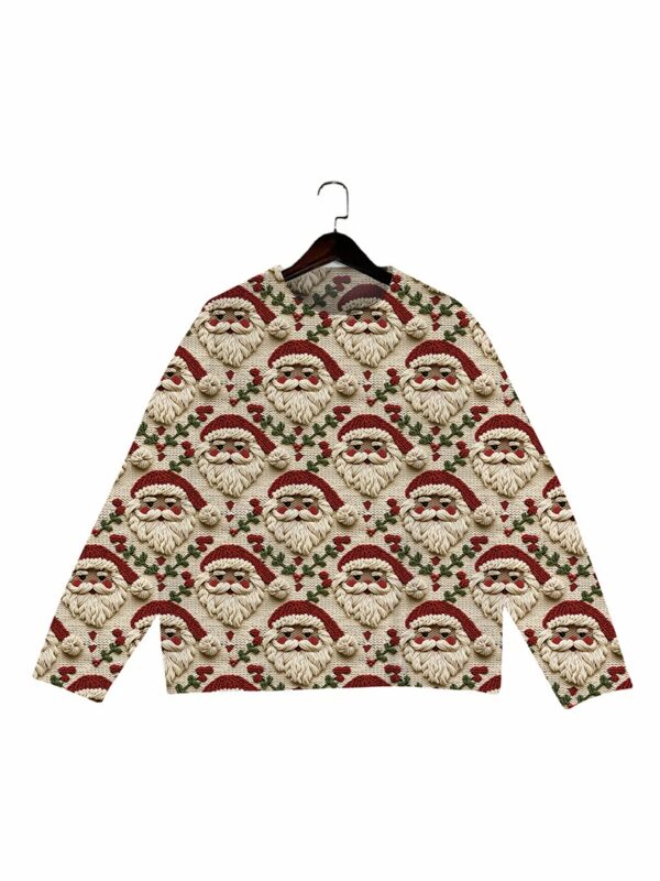 Women's Round Neck All-Over Patterned Sweater Y022