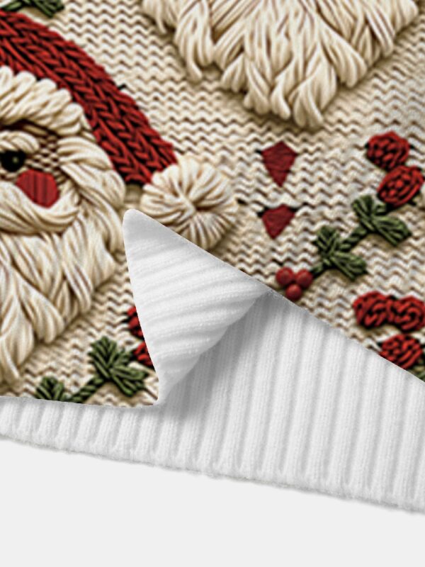 Women's Round Neck All-Over Patterned Sweater Y022